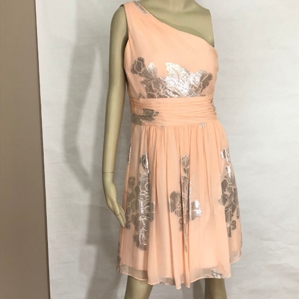 🌸🌺 Eliza J Blush Pink One Shoulder Dress 🌺🌸